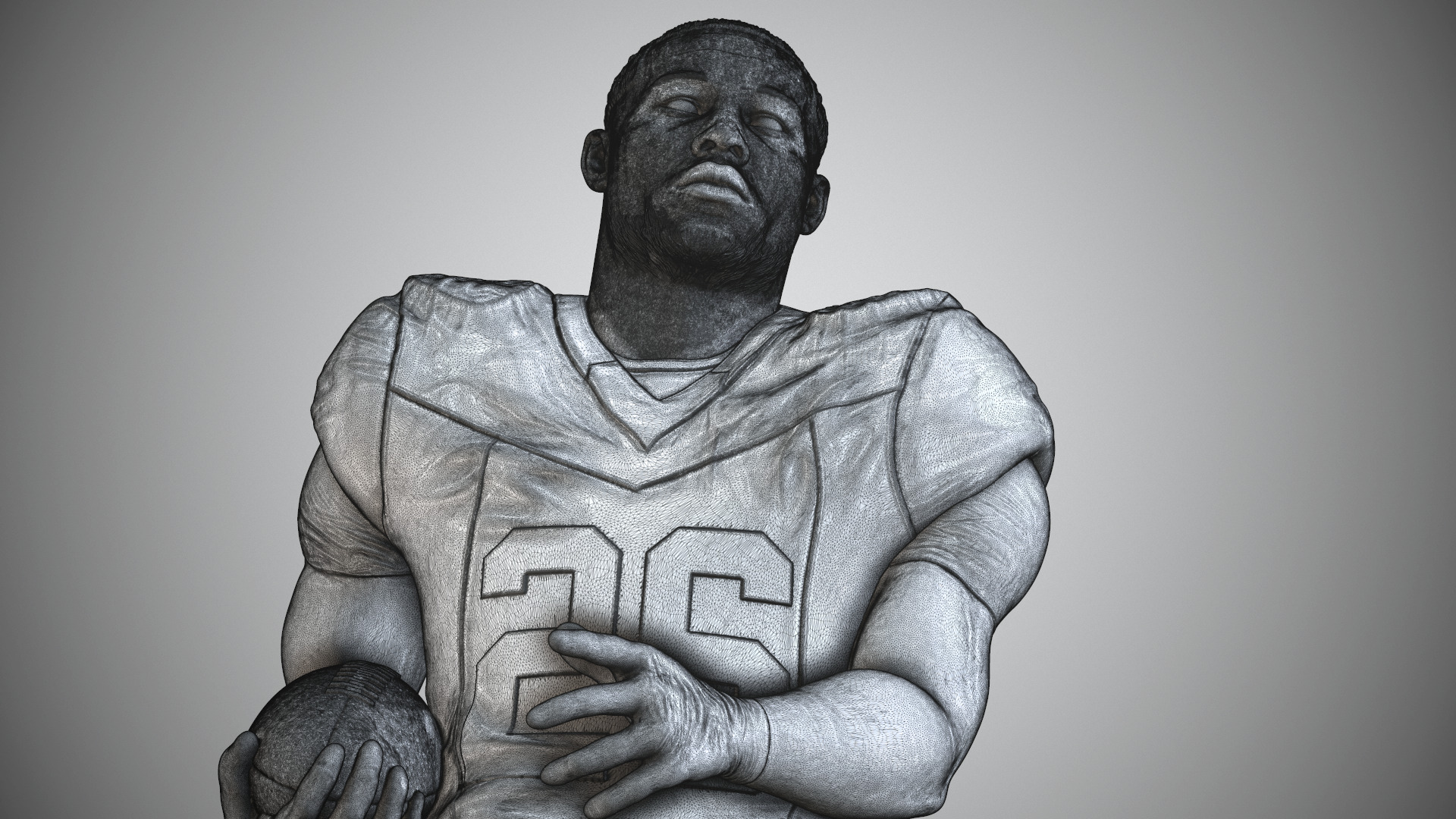 Saquon Barkley 3D print model_41