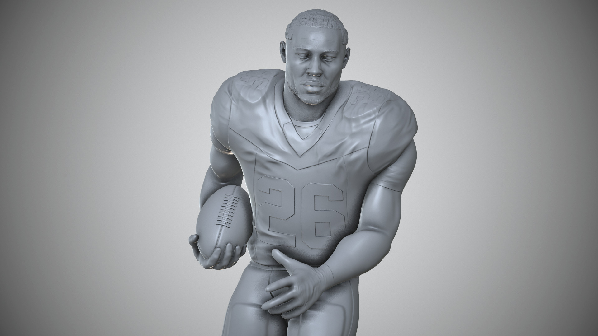 Saquon Barkley 3D print model_10