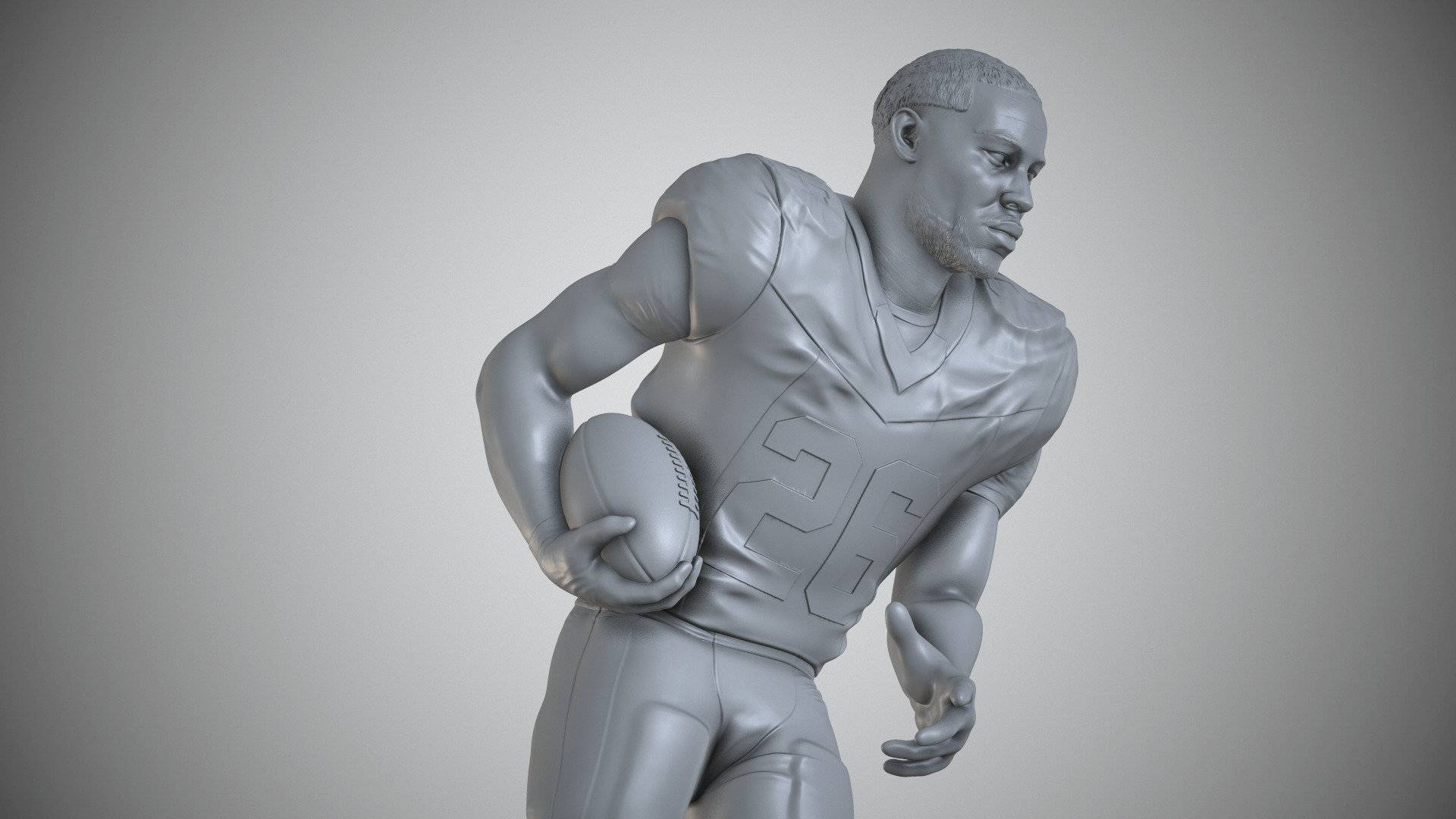 Saquon Barkley 3D print model_12