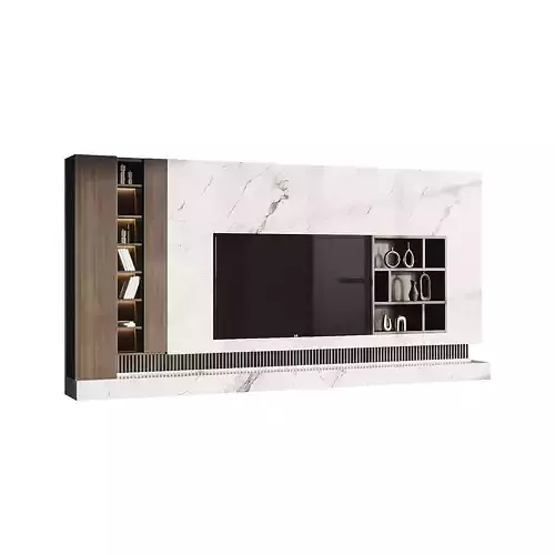 Modern TV Wall 01