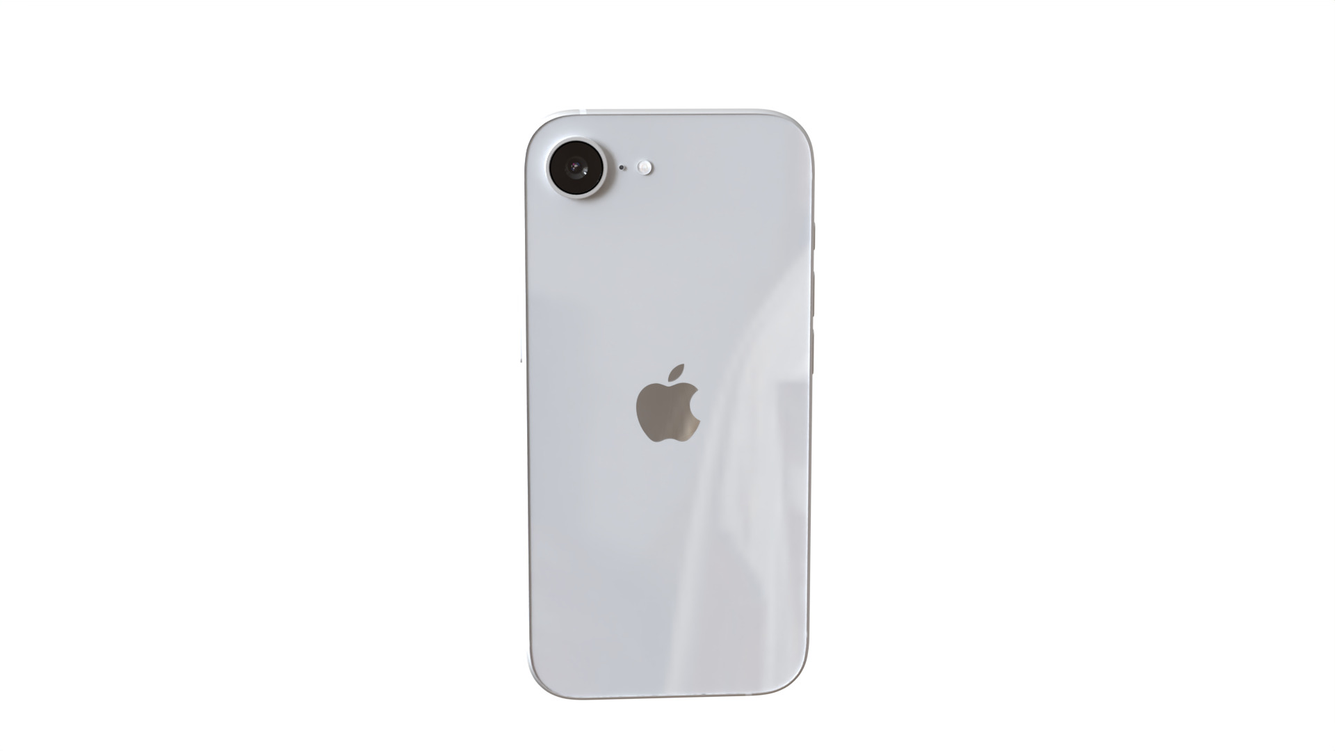 Apple iPhone 16e 3d model Low-poly 3D model_9