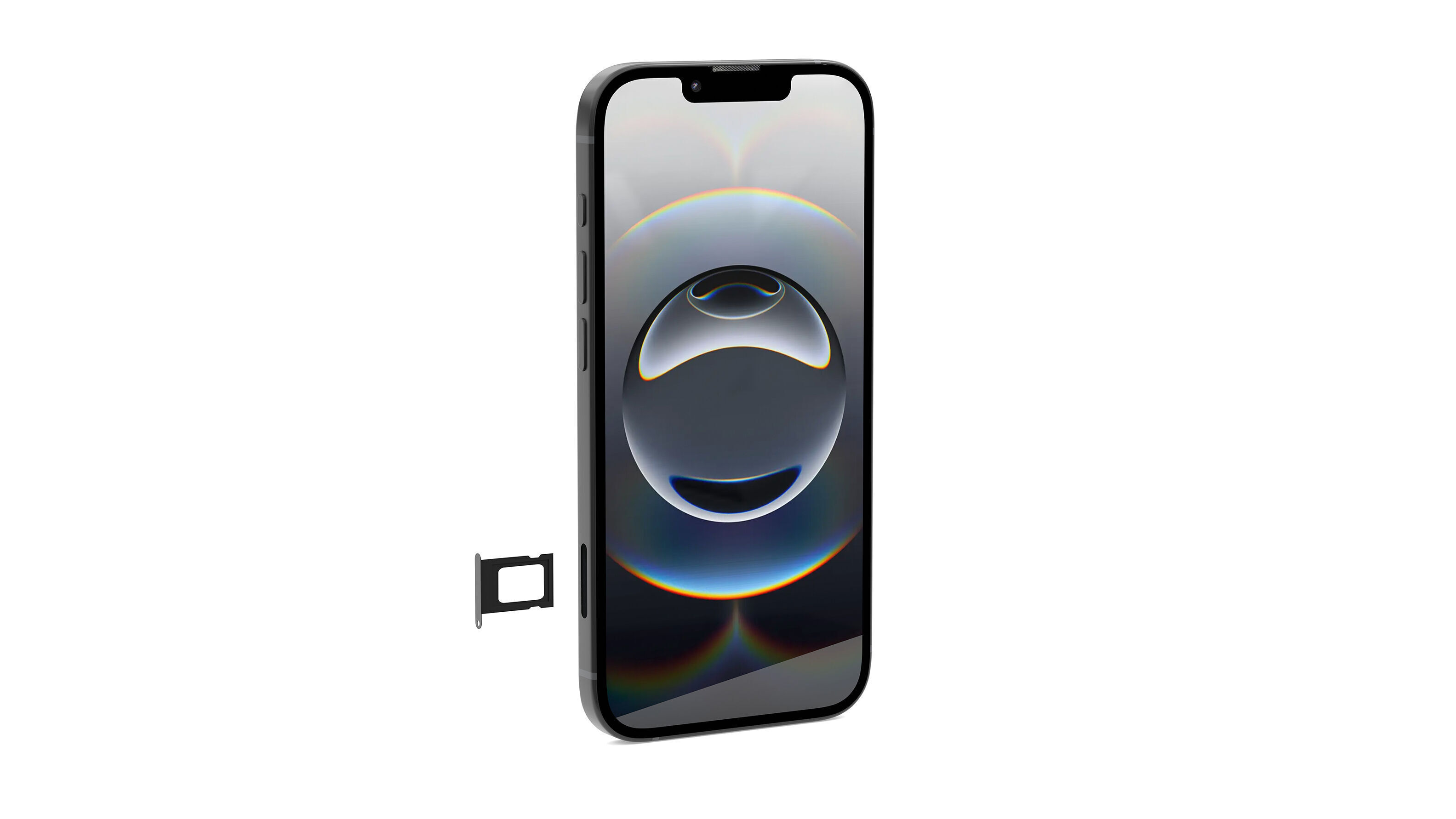 Apple iPhone 16e 3d model Low-poly 3D model_10