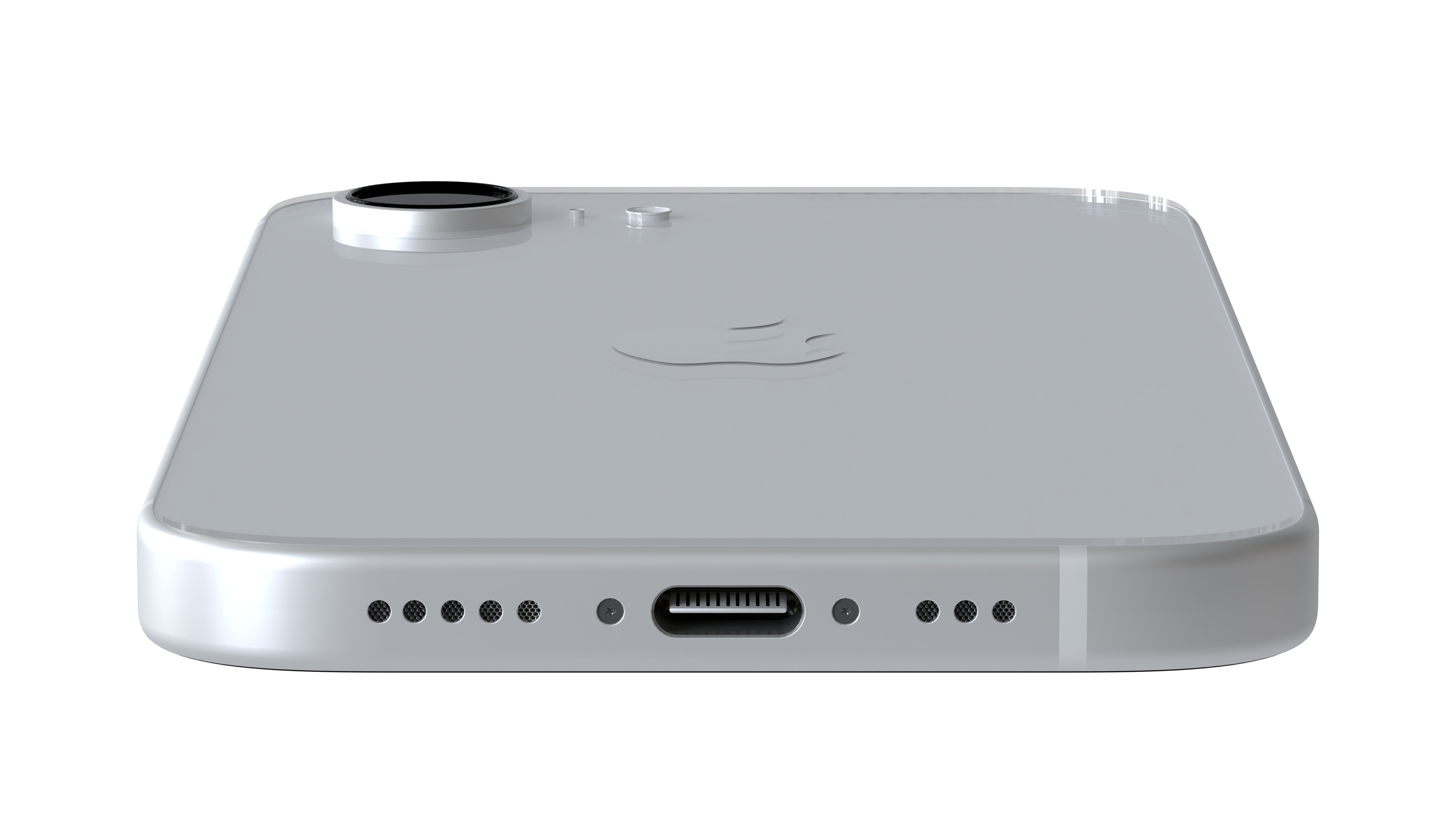 Apple iPhone 16e 3d model Low-poly 3D model_15