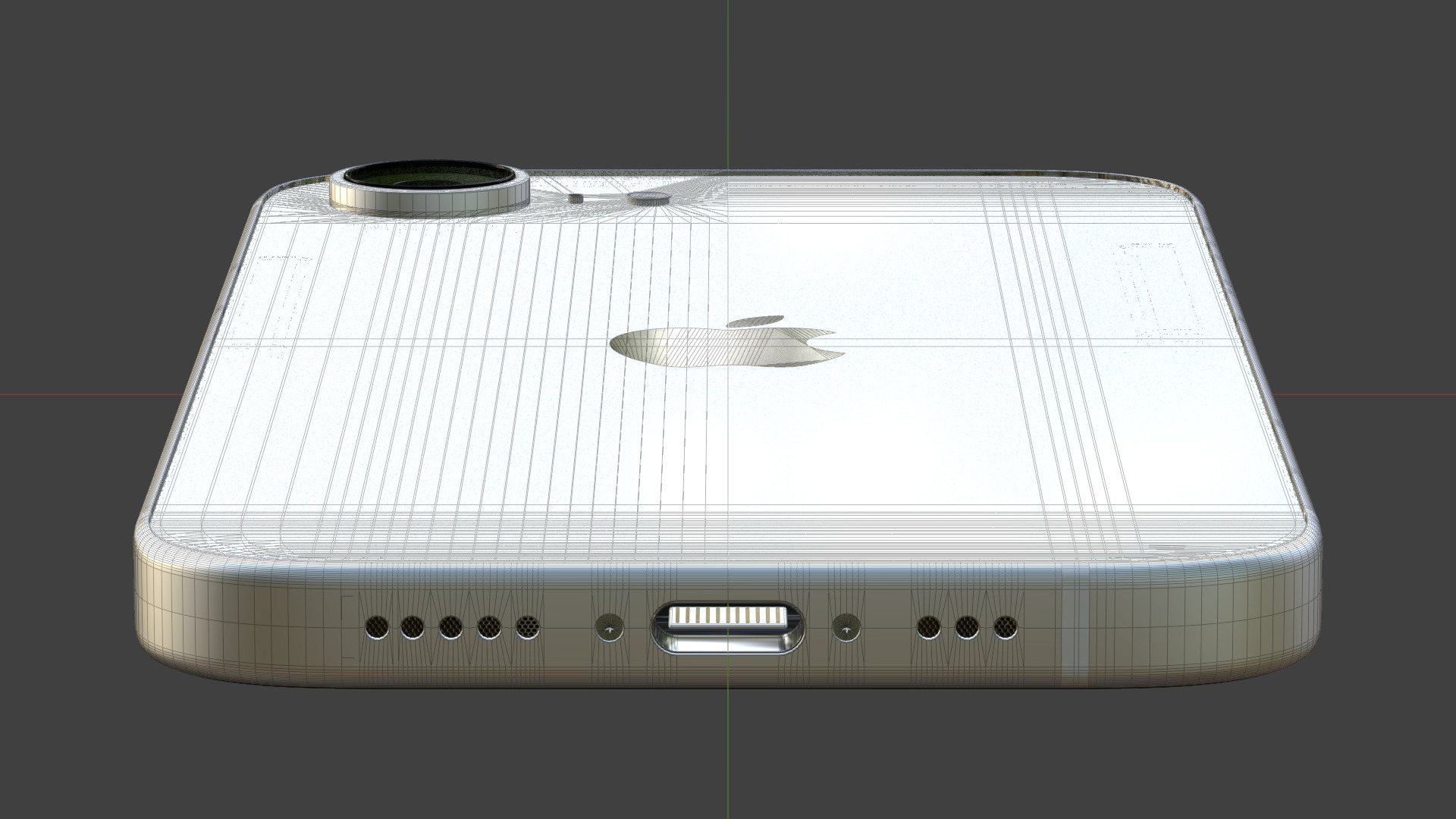 Apple iPhone 16e 3d model Low-poly 3D model_21