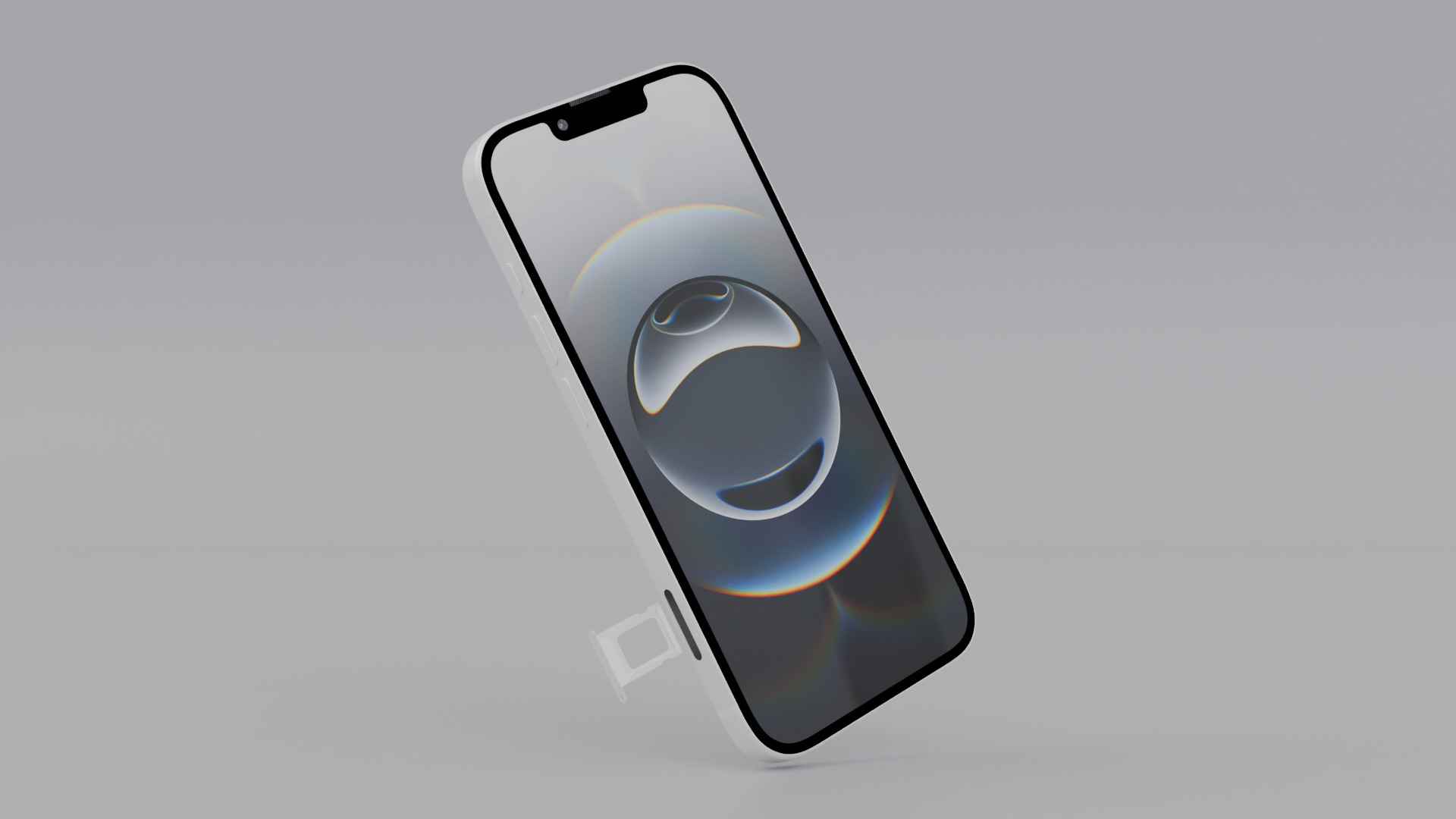 Apple iPhone 16e 3d model Low-poly 3D model_11