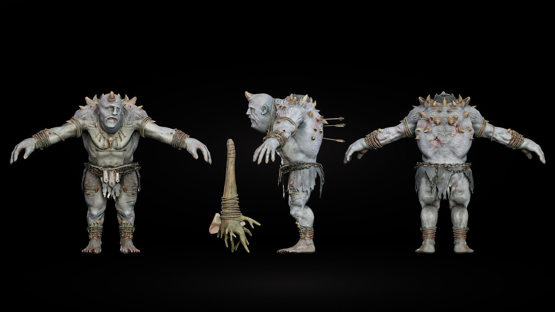 ForestMonster3 Low-poly 3D model_10