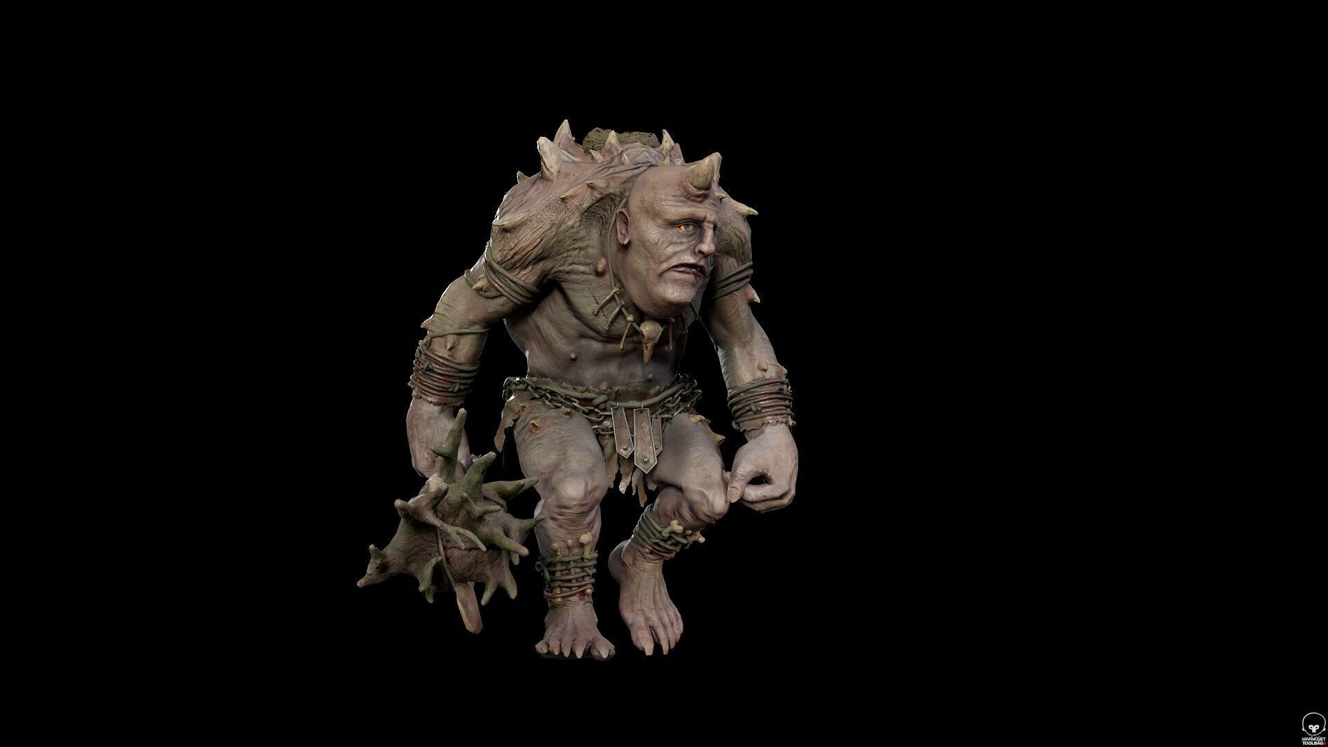 ForestMonster3 Low-poly 3D model_13