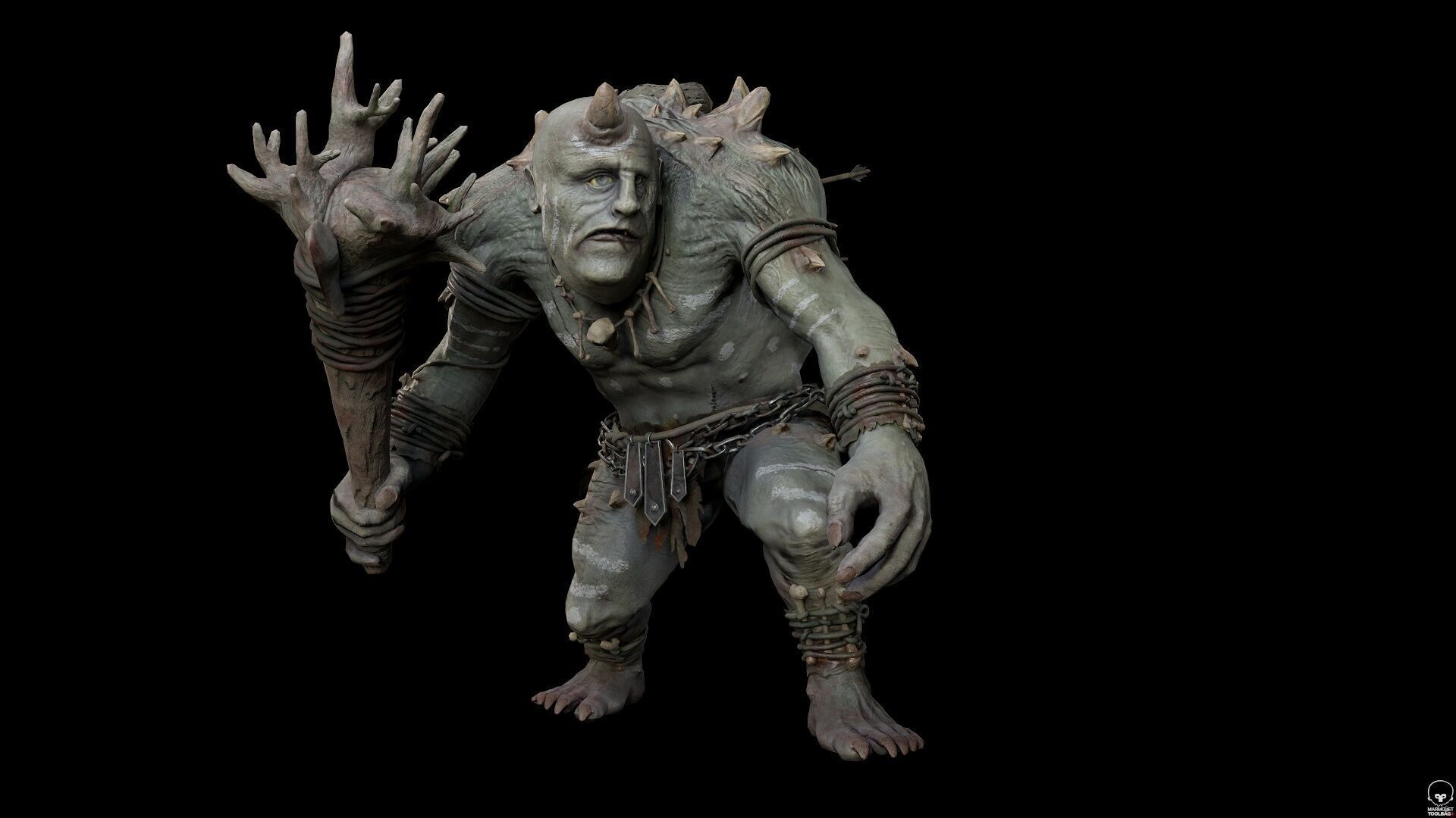 ForestMonster3 Low-poly 3D model_19