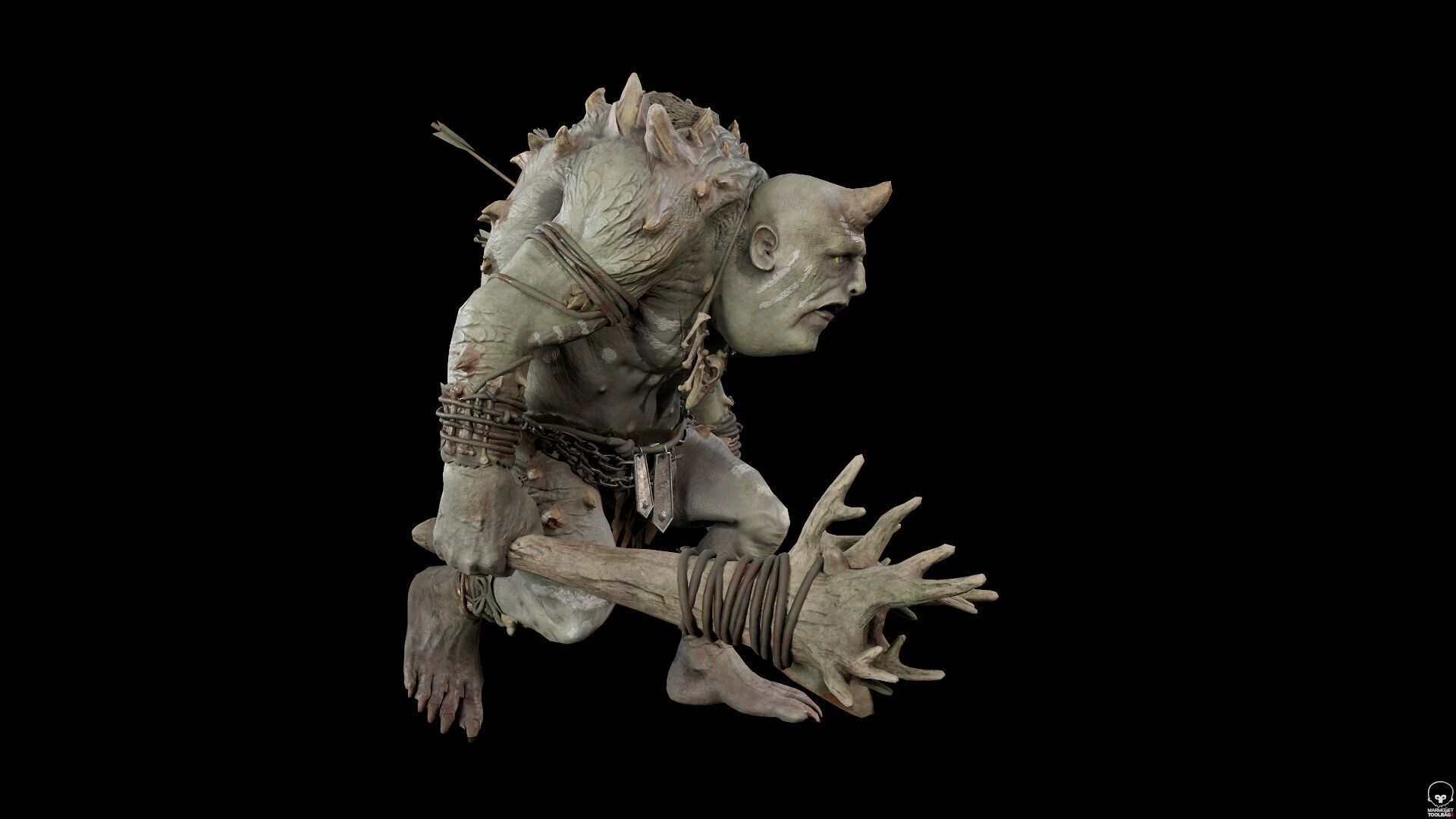 ForestMonster3 Low-poly 3D model_16