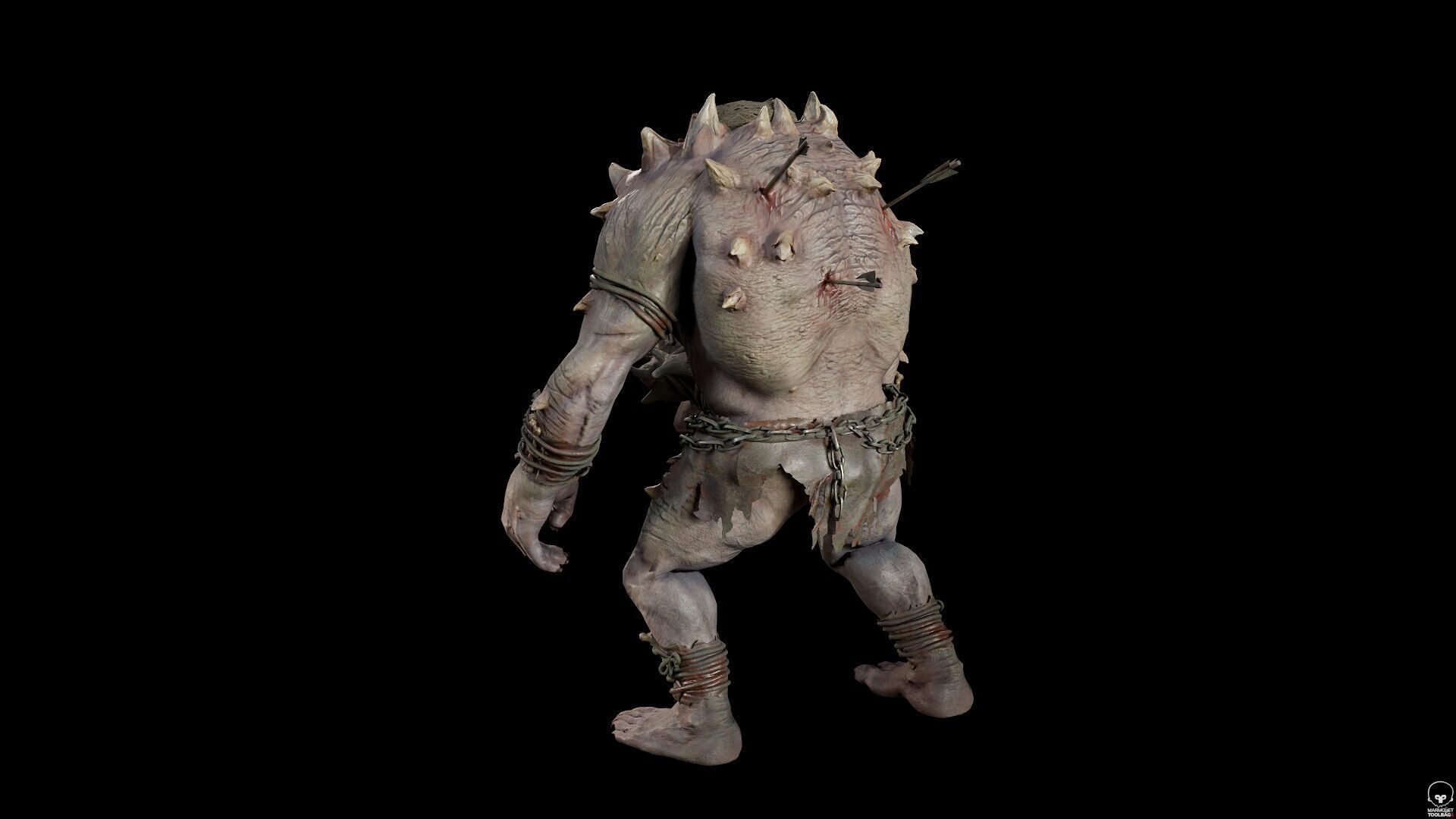 ForestMonster3 Low-poly 3D model_12