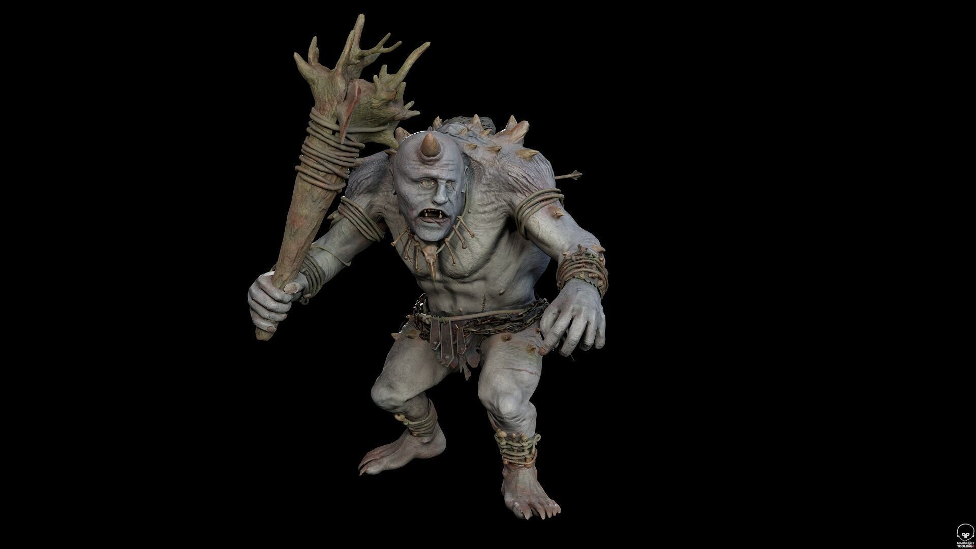 ForestMonster3 Low-poly 3D model_17