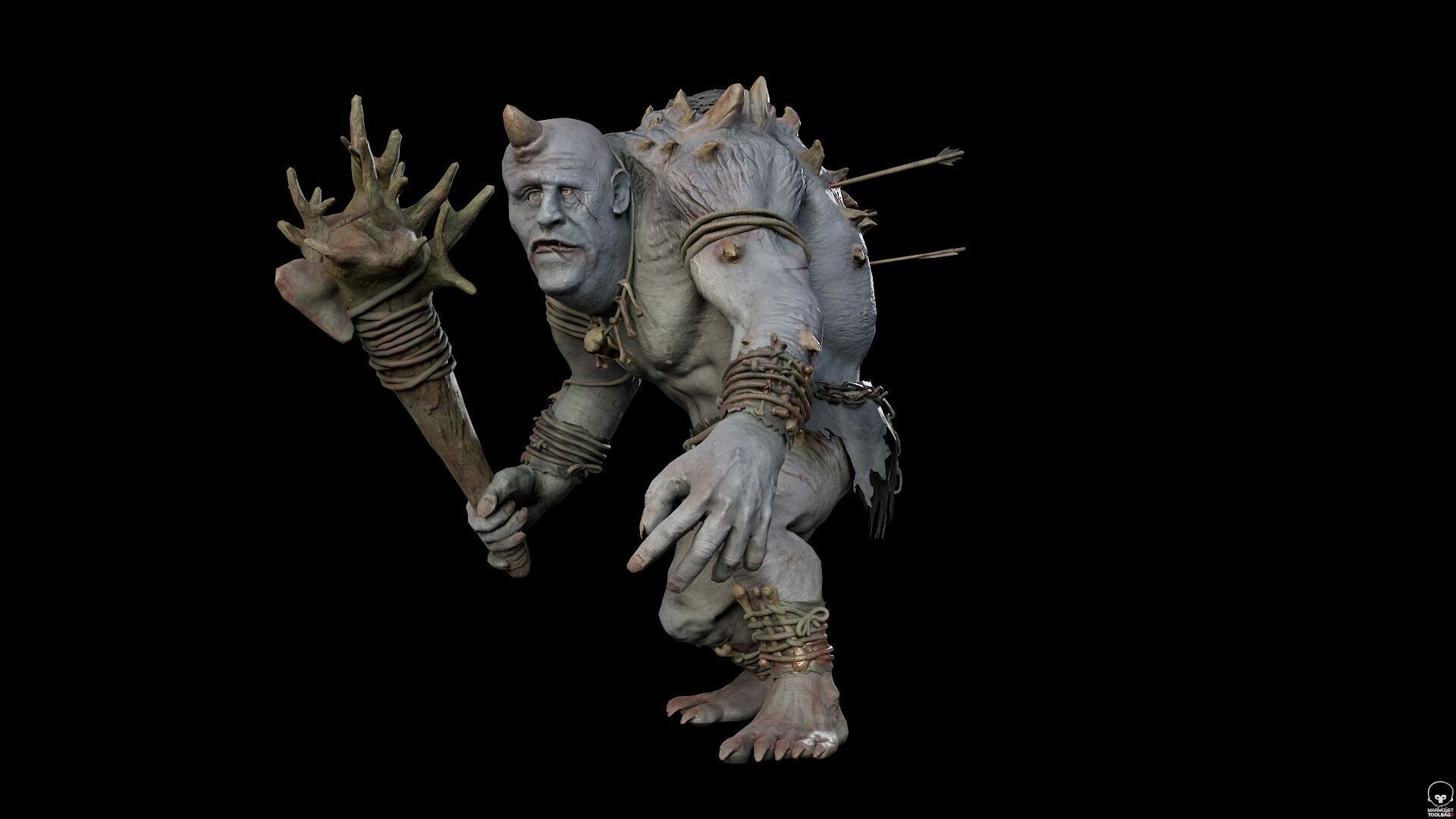ForestMonster3 Low-poly 3D model_18