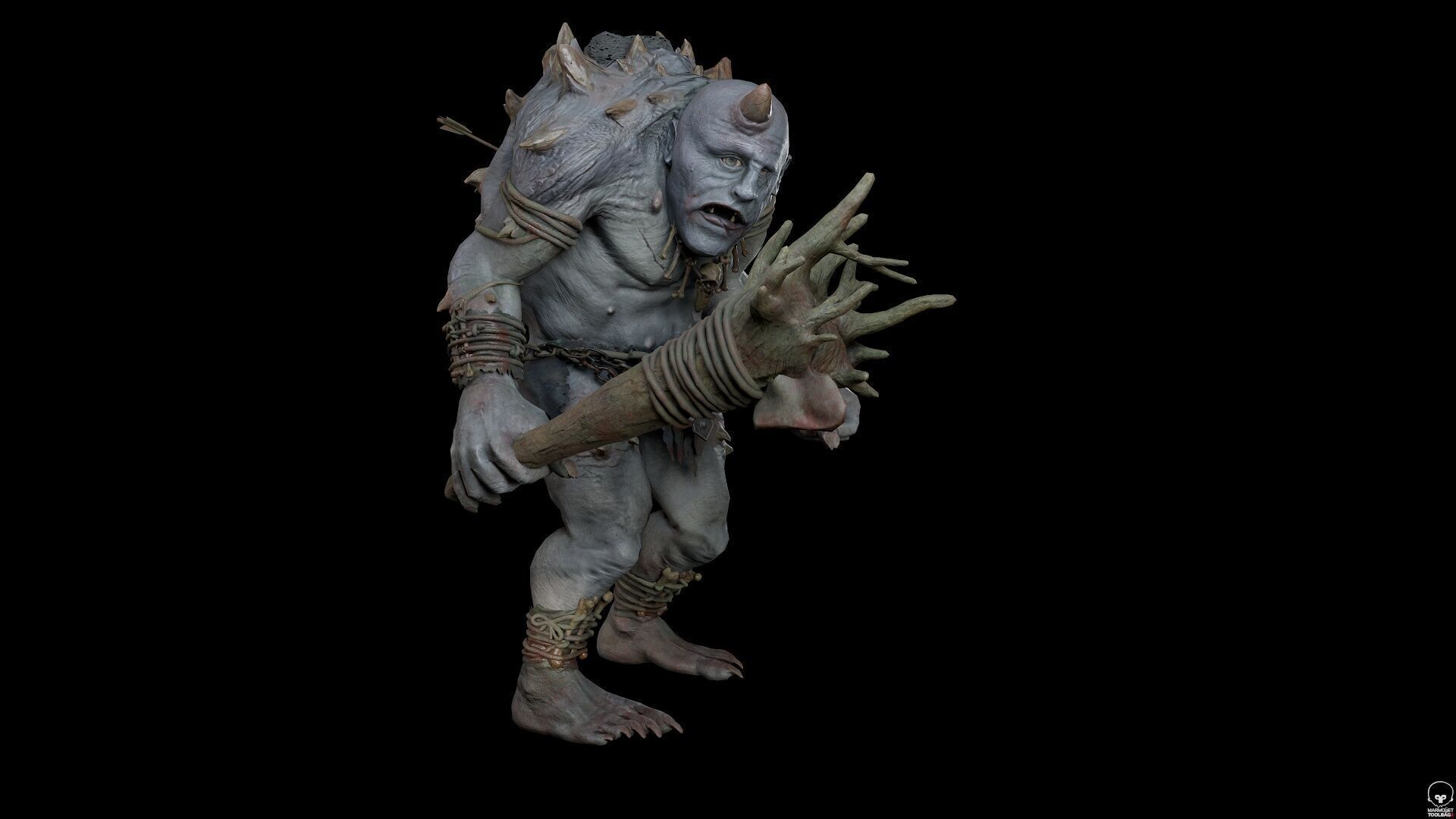 ForestMonster3 Low-poly 3D model_20