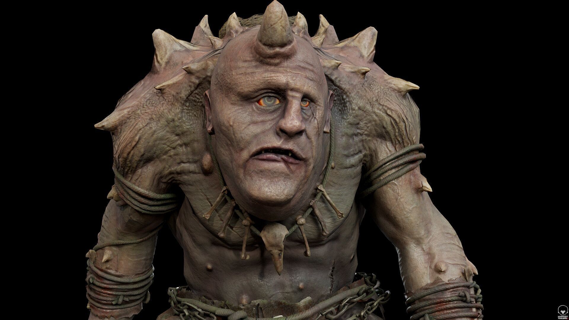 ForestMonster3 Low-poly 3D model_14