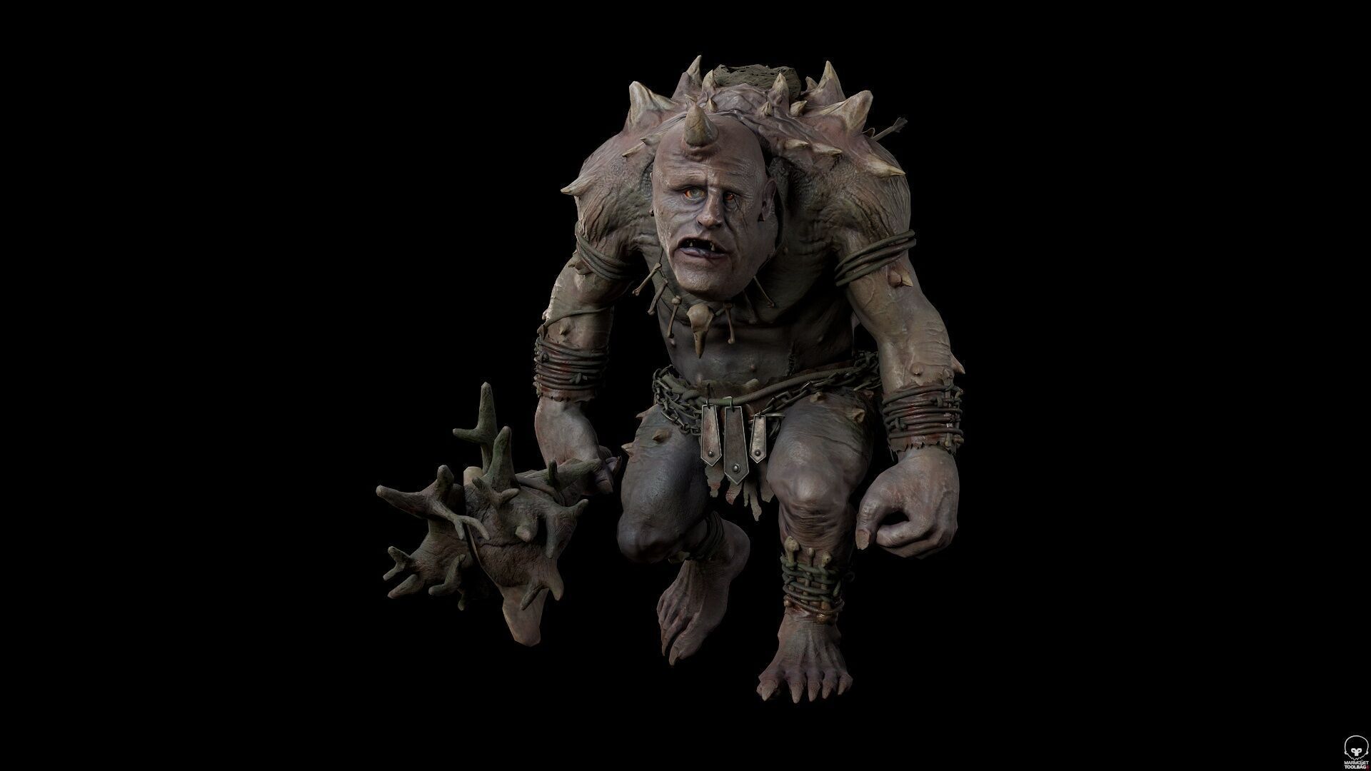 ForestMonster3 Low-poly 3D model_5