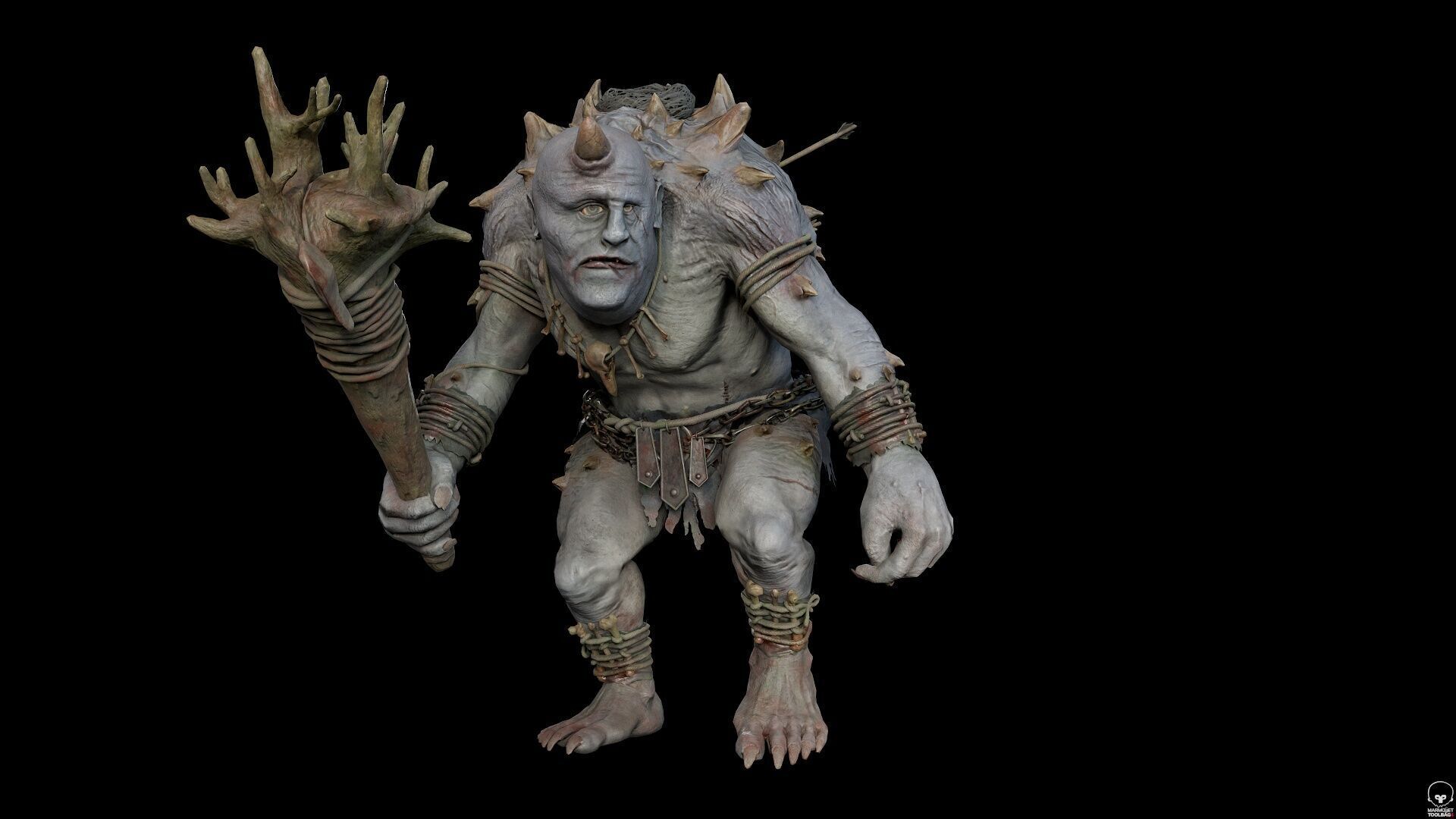 ForestMonster3 Low-poly 3D model_7
