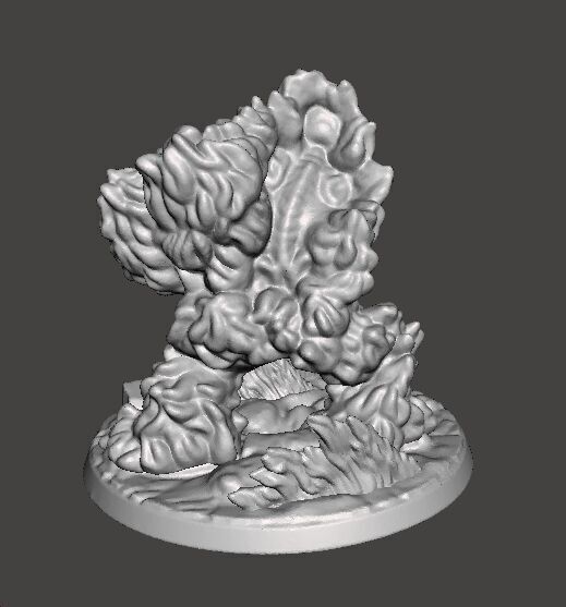 FIREBALL SKELETON HADOUKEN MINIATURE MODEL FOR FANTASY GAMES RPG 3D print model_6