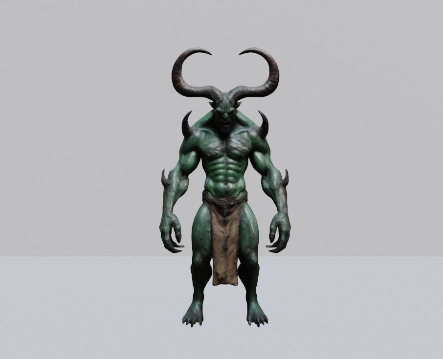 Demon Lord 3D Model Pack 3D model_4