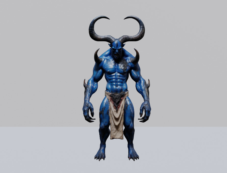 Demon Lord 3D Model Pack 3D model_6