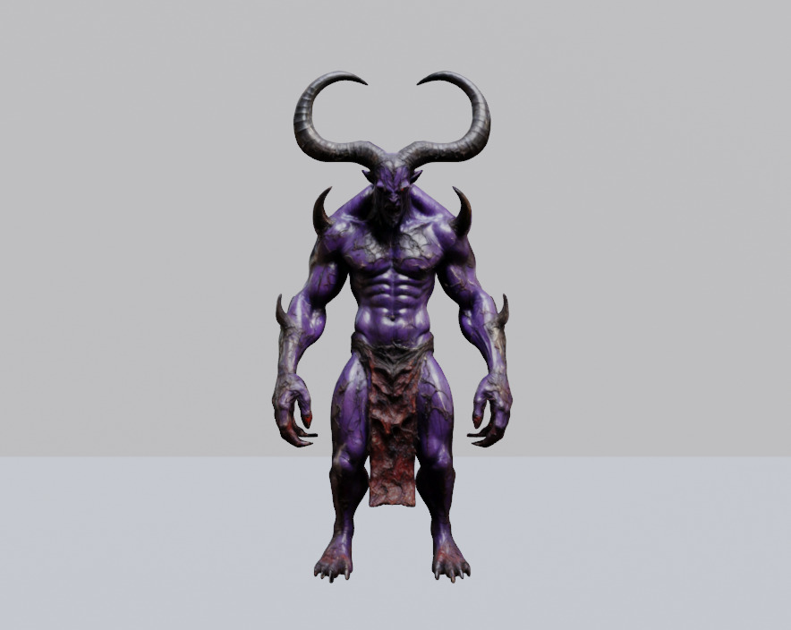Demon Lord 3D Model Pack 3D model_5