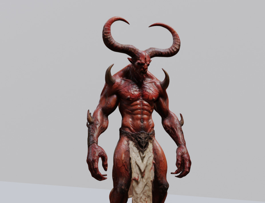 Demon Lord 3D Model Pack 3D model_9
