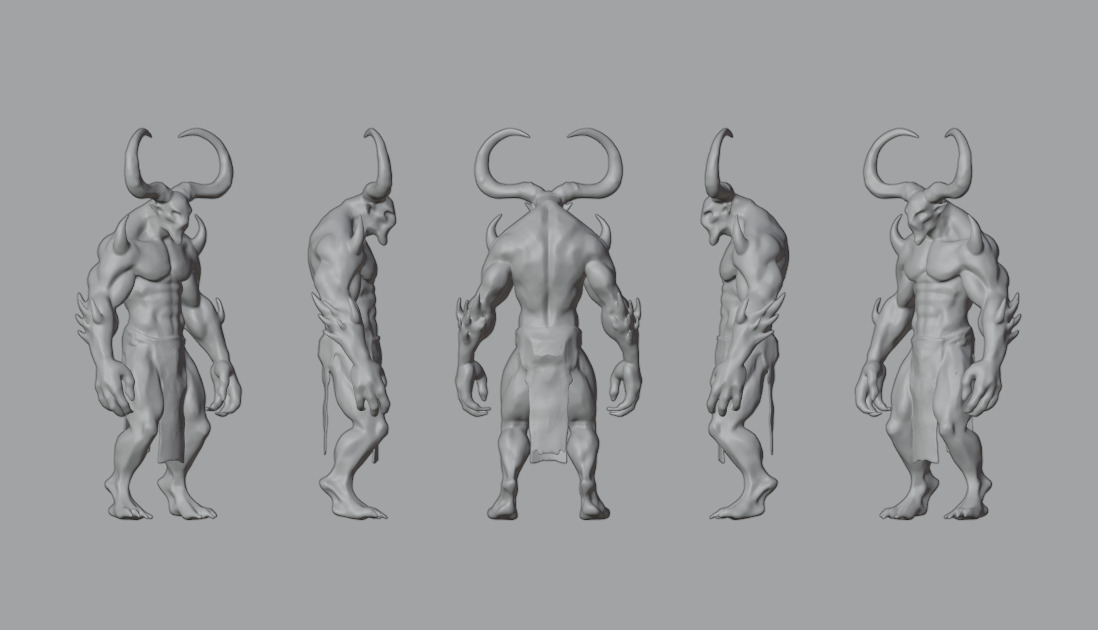 Demon Lord 3D Model Pack 3D model_8