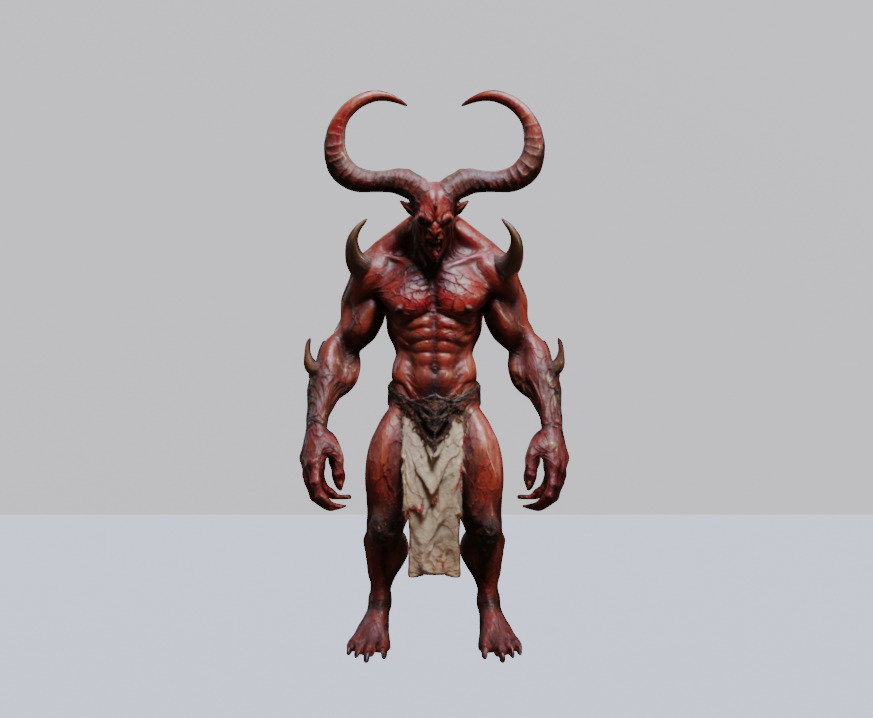 Demon Lord 3D Model Pack 3D model_2