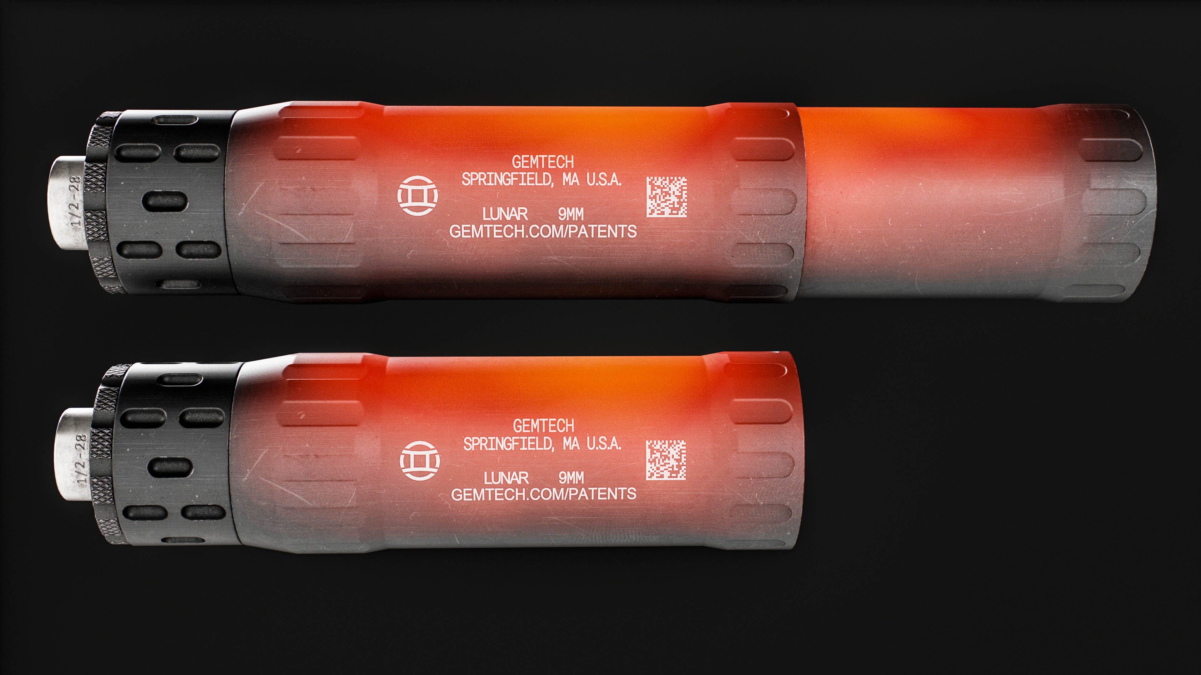 Gemtech Lunar 9 Handgun Suppressor Low-poly 3D model_9