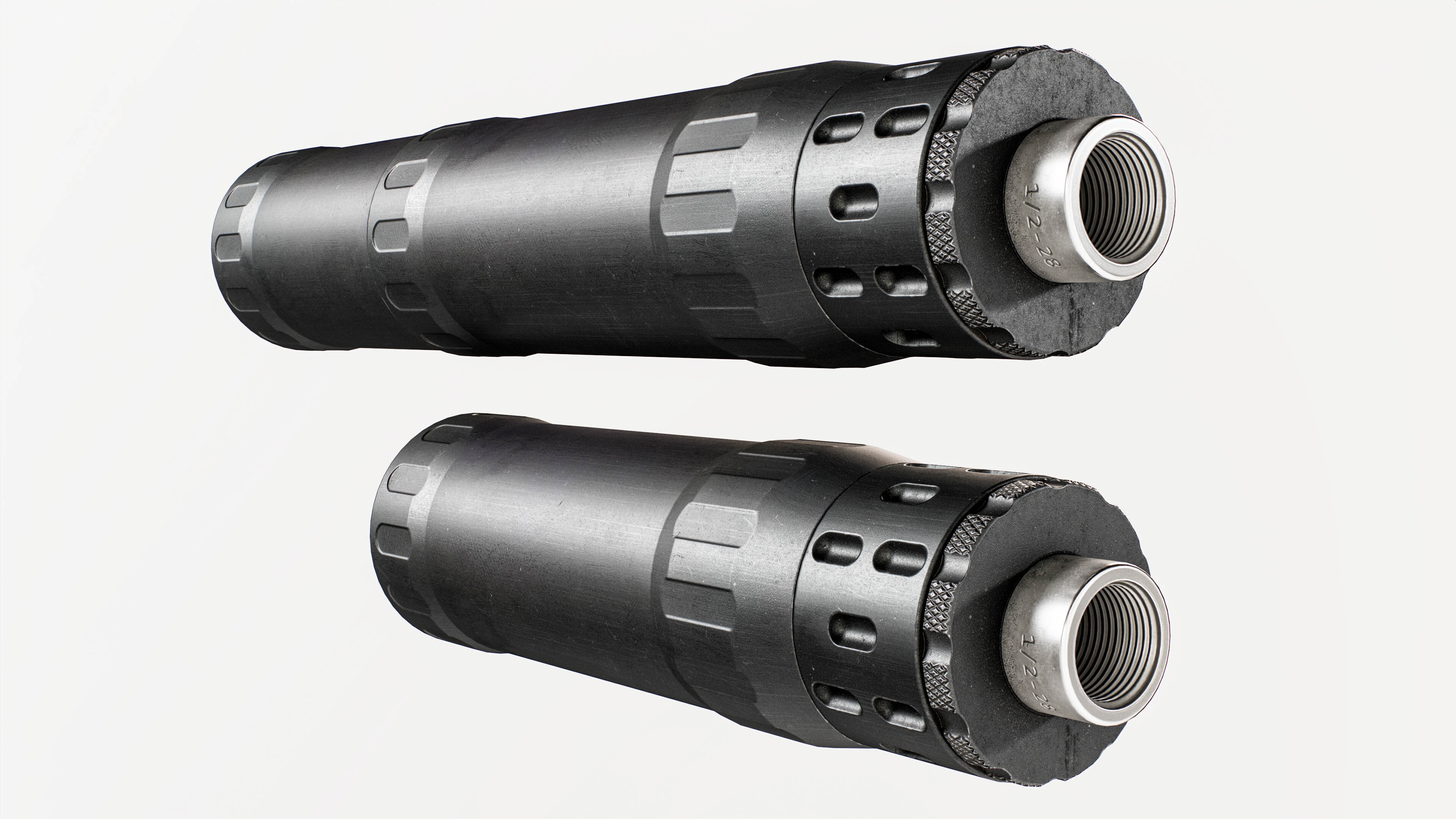 Gemtech Lunar 9 Handgun Suppressor Low-poly 3D model_8