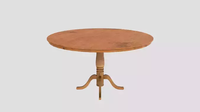Table - Poker - Classic Low-poly 3D model