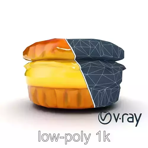 Pastel de Nata Dessert Model Pack