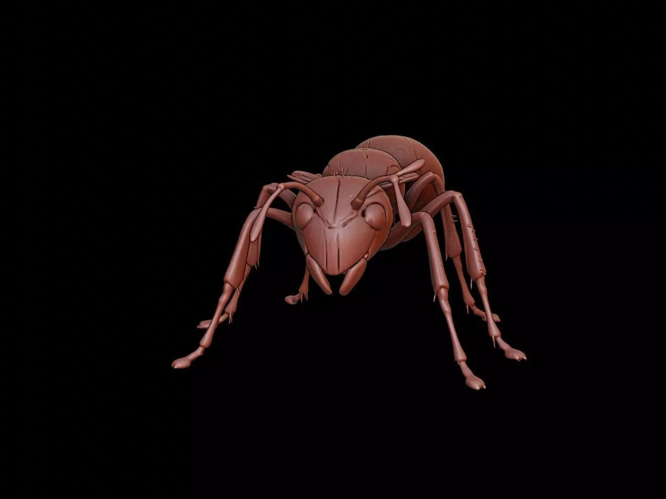 Ant Animal Sculpture 3D print model_0