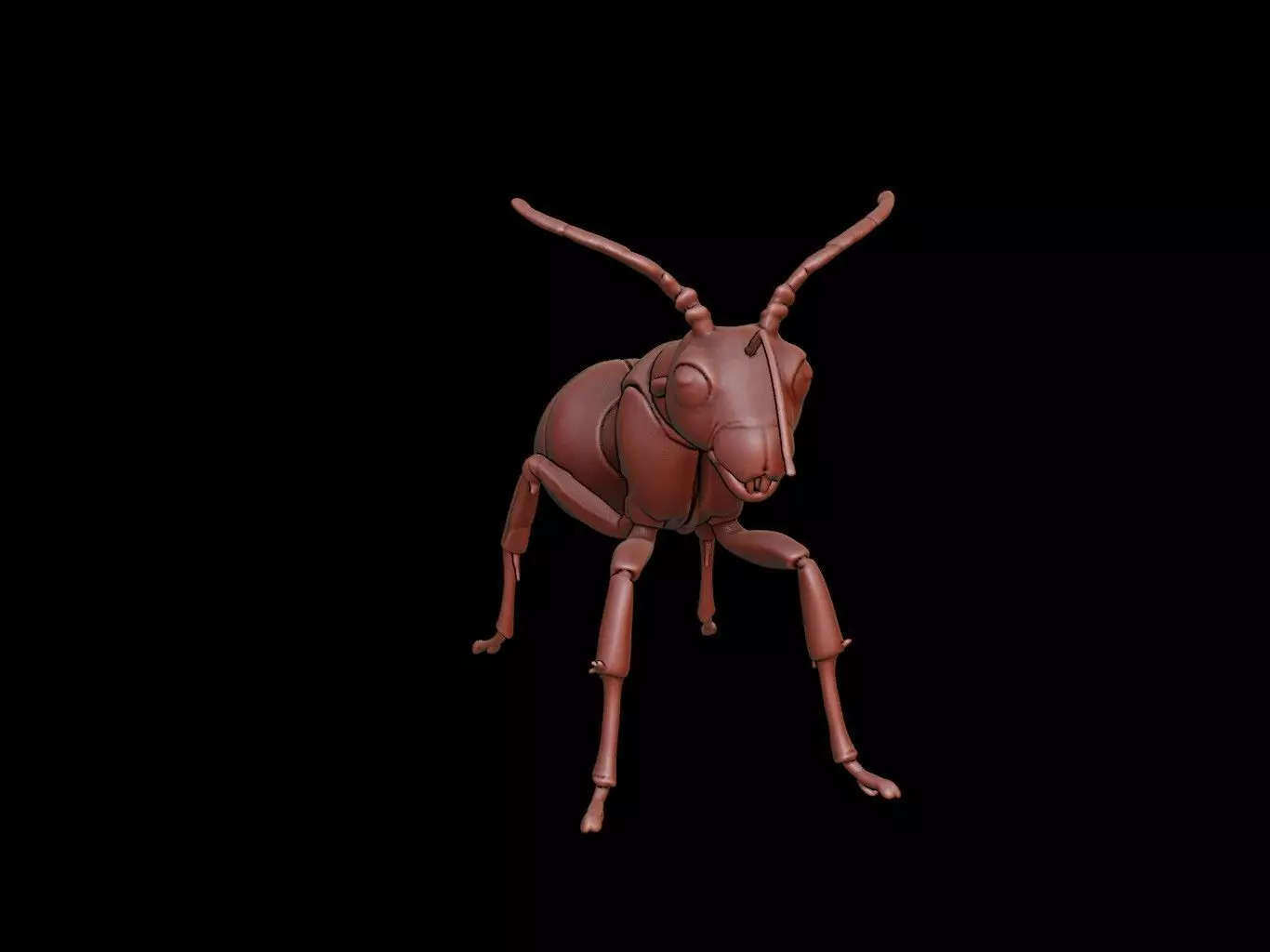 Ant Animal Sculpture 3D print model_0