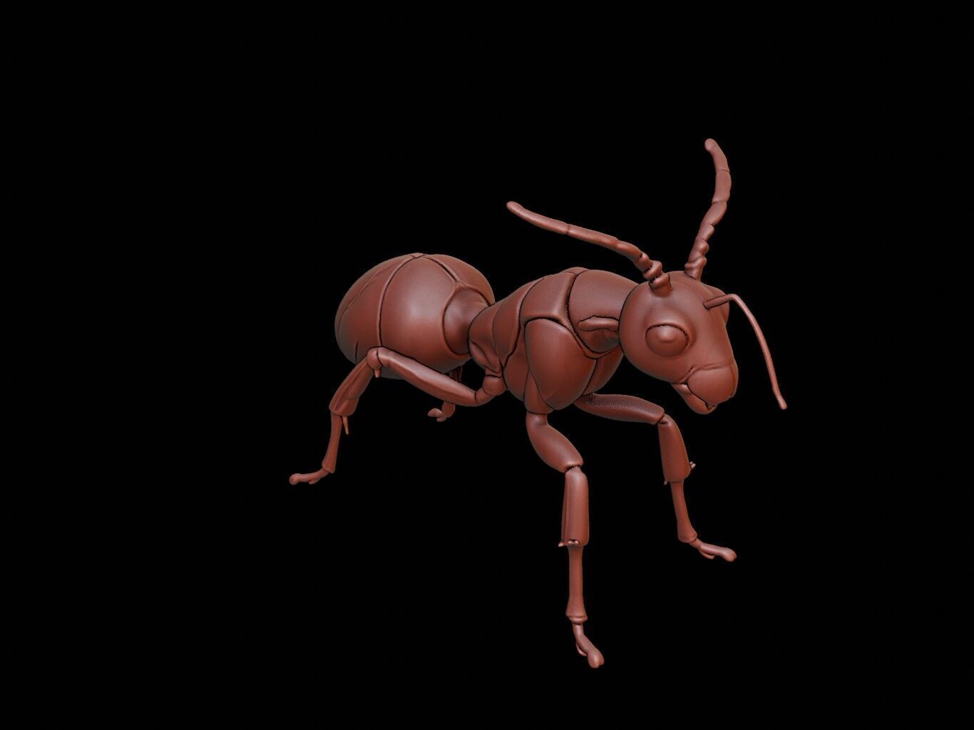 Ant Animal Sculpture 3D print model_1
