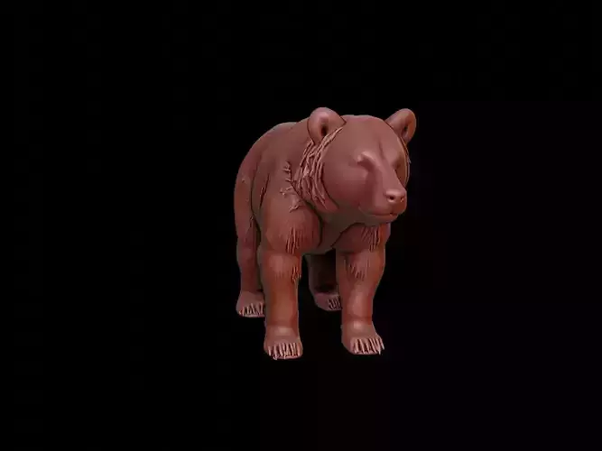 Brown Bear Animal Sculpture