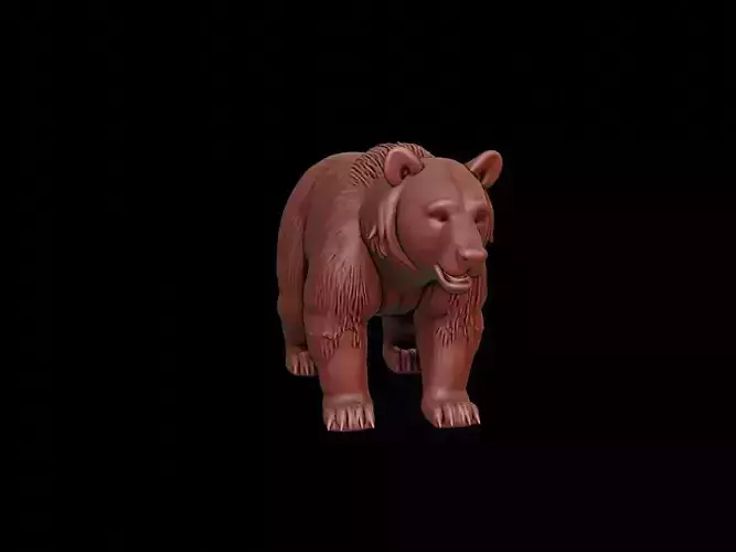 Brown Bear Animal Sculpture