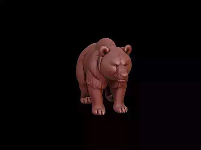 Brown Bear Animal Sculpture