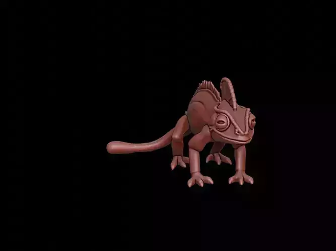 Chameleon Animal Sculpture