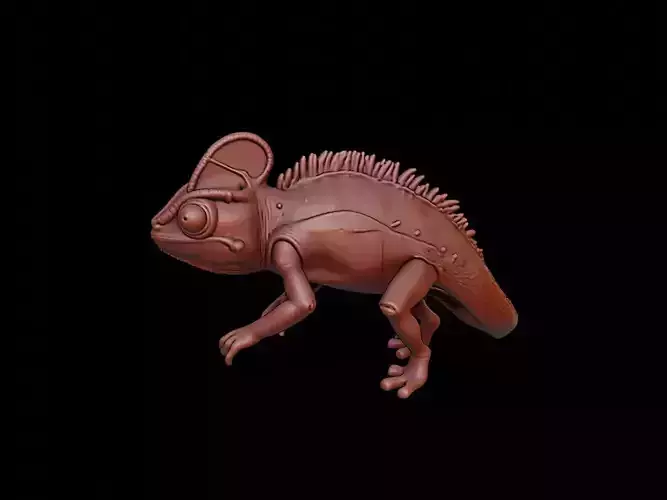 Chameleon Animal Sculpture