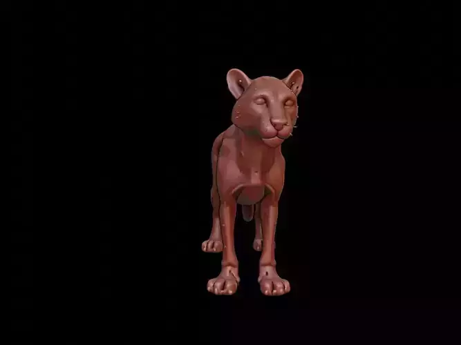 Cheetah Animal Sculpture