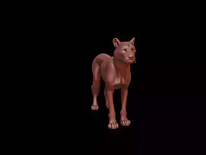 Cheetah Animal Sculpture