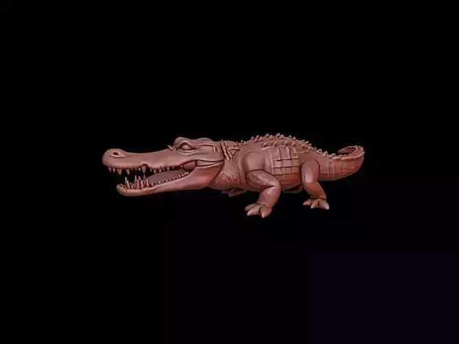 Crocodile Animal Sculpture