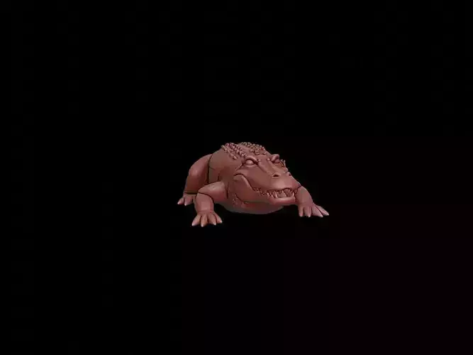 Crocodile Animal Sculpture