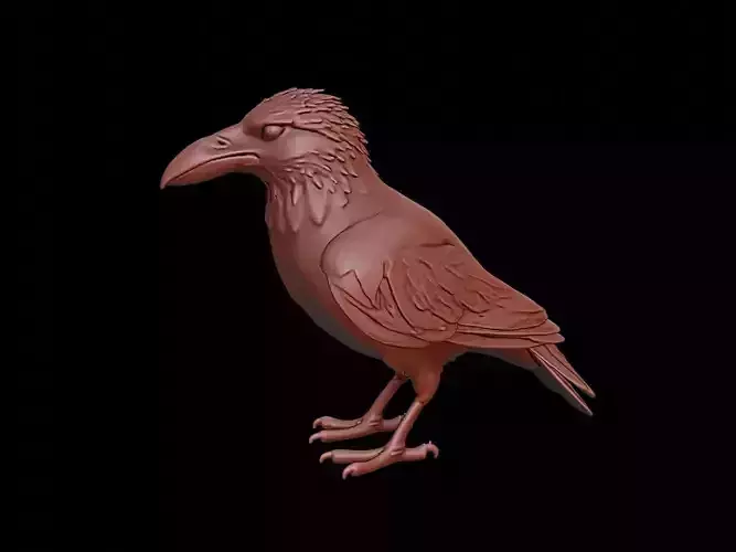 Crow Animal Sculpture