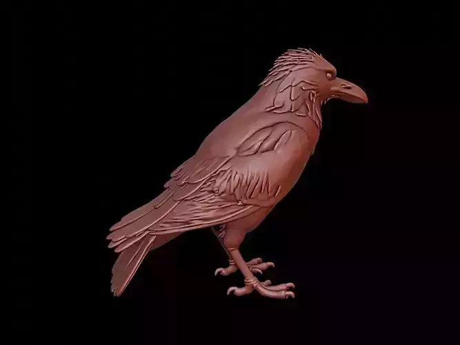 Crow Animal Sculpture