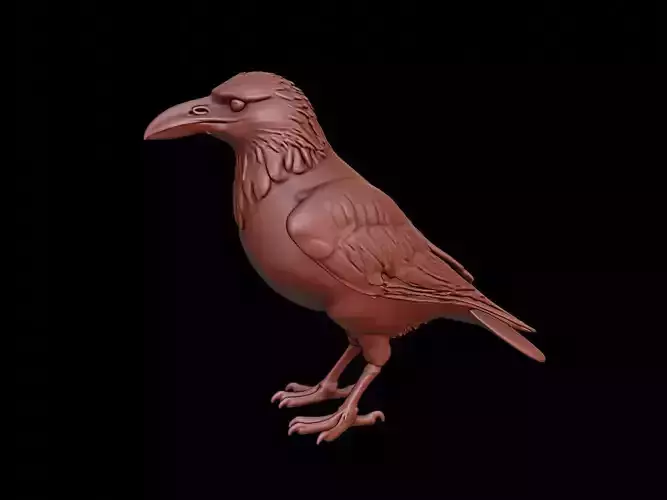 Crow Animal Sculpture