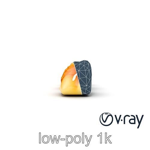 Japanese Mochi Dessert 3D model pack Low-poly 3D model