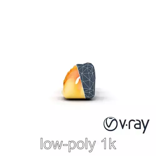 Japanese Mochi Dessert 3D model pack Low-poly 3D model