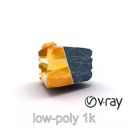 Scandinavian Princess Cake Elegant Dessert model pack Low-poly 3D model