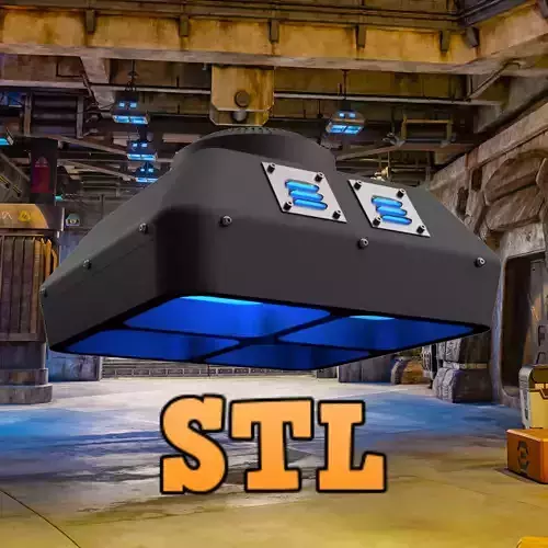 Galaxys Edge Smugglers Run Square Light Prop STL